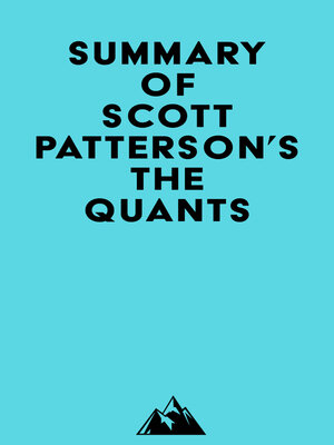 cover image of Summary of Scott Patterson's the Quants